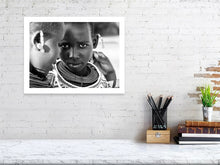 Load image into Gallery viewer, THOSE EYES   Kenya b&amp;w