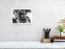 Load image into Gallery viewer, THOSE EYES   Kenya b&amp;w